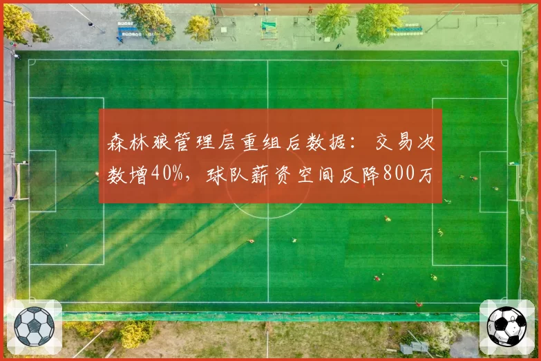 森林狼管理层重组后数据：交易次数增40%，球队薪资空间反降800万